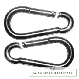 Sportsheets Edge Carabiners - Wytrzymałe klamry metalowe (2 szt.) Sportsheets