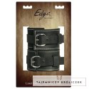 Sportsheets Edge Leather - skorzane opaski na nadgarstki z regulacją Sportsheets