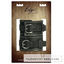 Sportsheets Edge Leather - skorzane opaski na nadgarstki z regulacją Sportsheets