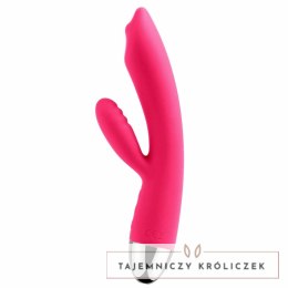 Svakom Trysta Rabbit Plum Red - dwusilnikowy model silikonowy wodoodporny Svakom