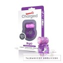 The Screaming O Charged Big O Purple - Pierścień wibrujący, 3 tryby The Screaming O