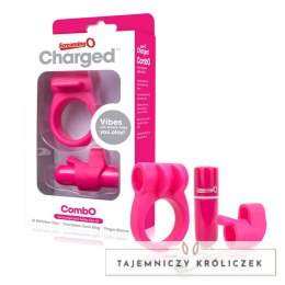 The Screaming O Charged CombO Kit #1 Pink - Zestaw akcesoriow wielofunkcyjnych The Screaming O