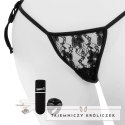 The Screaming O Charged Panty Vibe Black - zdalnie sterowany system z majteczkami The Screaming O