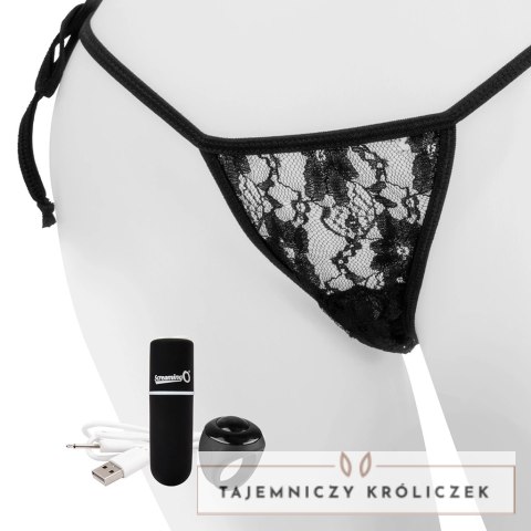 The Screaming O Charged Panty Vibe Black - zdalnie sterowany system z majteczkami The Screaming O