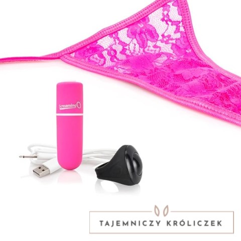 The Screaming O Charged Panty Vibe Pink - Zdalnie Sterowany System Wibracyjny The Screaming O