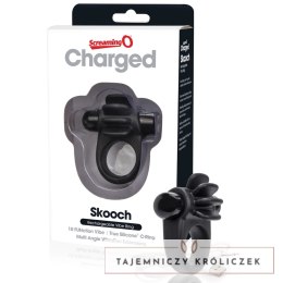 The Screaming O Charged Skooch Black - model z 10 trybami, silikonowy, czarny The Screaming O