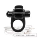 The Screaming O Charged Skooch Black - model z 10 trybami, silikonowy, czarny The Screaming O