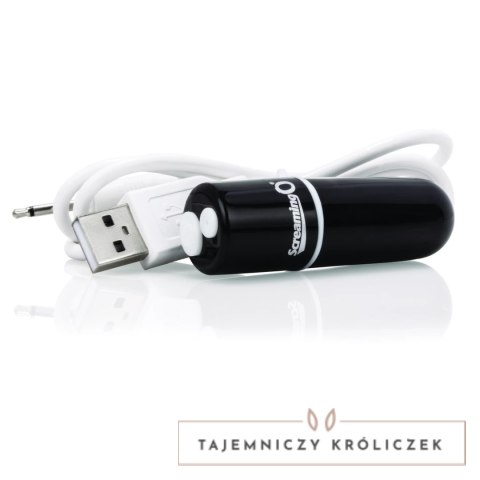 The Screaming O Charged Vooom Black - kompaktowy stymulator 10 trybow USB The Screaming O
