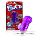The Screaming O FingO Nubby Violet - kompaktowy masażer na palec silikonowy The Screaming O