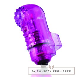 The Screaming O FingO Nubby Violet - kompaktowy masażer na palec silikonowy The Screaming O