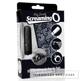 The Screaming O Panty Vibe Black - model zdalnie sterowany, 10 trybow The Screaming O