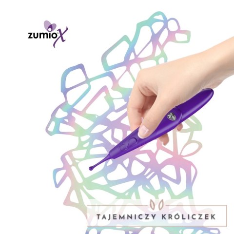 Zumio S Spirotip - Precyzyjny stymulator z końcowką Spirotip, fioletowy Zumio
