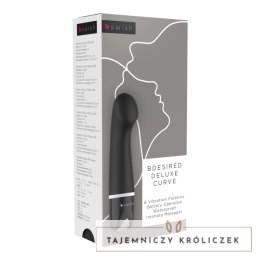 B Swish bdesired Deluxe Curve Black - silikonowy model z 6 trybami, wodoodporny B Swish