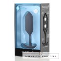 B-Vibe Snug Plug 3 czarny - silikonowy model z obciążeniem 180,7g B-Vibe