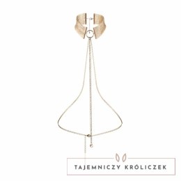 Bijoux Indiscrets Desir Metallique obroża złota z łańcuszkami regulowana Bijoux Indiscrets