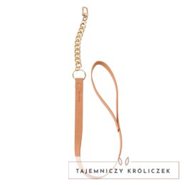 Bijoux Indiscrets Maze Leash Brown - smycz z wegańskiej skory, brązowa Bijoux Indiscrets