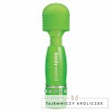 Bodywand Glow In The Dark Wand Massager Green - masażer świecący, kompaktowy Bodywand