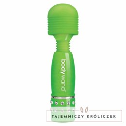 Bodywand Glow In The Dark Wand Massager Green - masażer świecący, kompaktowy Bodywand