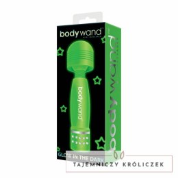 Bodywand Glow In The Dark Wand Massager Green - masażer świecący, kompaktowy Bodywand
