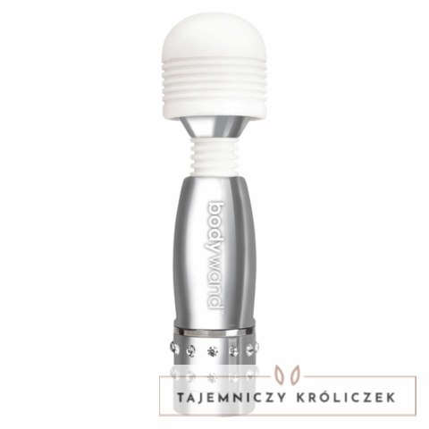 Bodywand Mini Wand Massager Silver kompaktowy masażer srebrny Bodywand