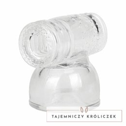 Bodywand Stroker Attachment Clear - Przezroczysta nakładka kompatybilna z masażerem Bodywand