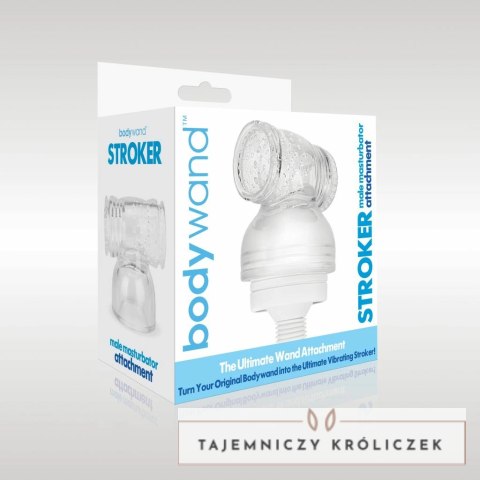 Bodywand Stroker Attachment Clear - Przezroczysta nakładka kompatybilna z masażerem Bodywand