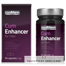 CoolMann Cum Enhancer 30 kapsułek - wsparcie męskiej kondycji, składniki aktywne CoolMann