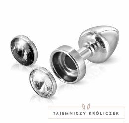 Diogol Anni Magnet Clear & Black 25 mm - aluminiowy korek z wymienną stopką Diogol