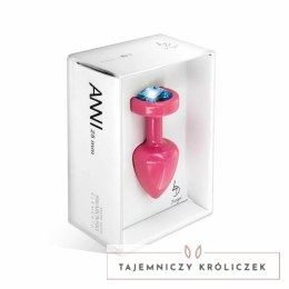Diogol Anni Round Pink & Blue 25 mm - aluminiowy model z kryształkiem Diogol