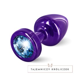 Diogol Anni Round Purple & Blue 25 mm - aluminiowy model z kryształkiem Diogol