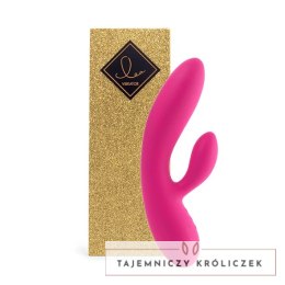 FeelzToys Lea Rubine Red Glitter model dwusilnikowy, silikonowy 20,2 cm FeelzToys