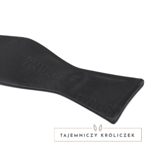 Fifty Shades of Grey Darker His Rules szarfa-muszka 2w1, czarna 100 cm Fifty Shades of Grey