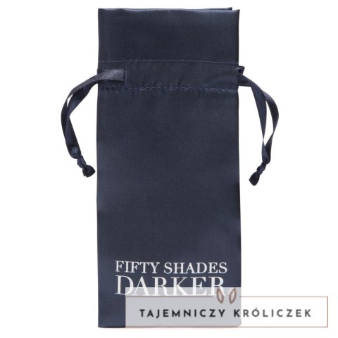 Fifty Shades of Grey Darker His Rules szarfa-muszka 2w1, czarna 100 cm Fifty Shades of Grey
