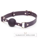 Fifty Shades of Grey Freed Cherished Leather Ball Gag regulowany fiolet Fifty Shades of Grey