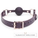 Fifty Shades of Grey Freed Cherished Leather Ball Gag regulowany fiolet Fifty Shades of Grey