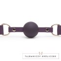Fifty Shades of Grey Freed Cherished Leather Ball Gag regulowany fiolet Fifty Shades of Grey