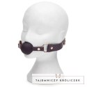 Fifty Shades of Grey Freed Cherished Leather Ball Gag regulowany fiolet Fifty Shades of Grey