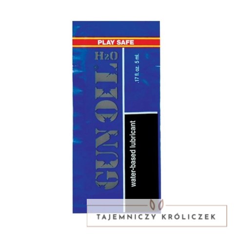 Gun Oil H2O Lubricant 5 ml - wodny żel nawilżający w saszetce Gun Oil