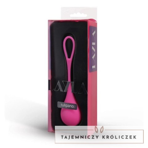 Layla Tulipano Pink - kulka trenująca mięśnie, silikonowa, 55g Layla