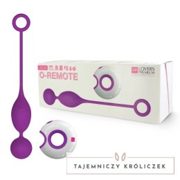 LoversPremium O-Remote Control Egg Purple Julia - silikonowy model z pilotem LoversPremium