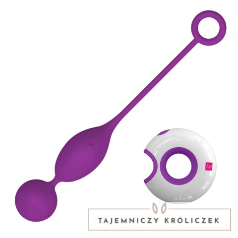 LoversPremium O-Remote Control Egg Purple Julia - silikonowy model z pilotem LoversPremium