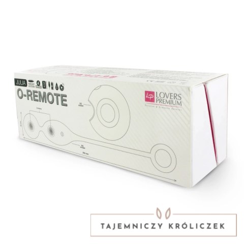 LoversPremium O-Remote Control Egg Purple Julia - silikonowy model z pilotem LoversPremium