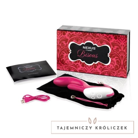 Nexus Femme Bisous - model ze stymulatorem, silikonowy, ładowany USB Nexus