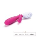 OhMiBod Lovelife Snuggle dwusilnikowy model silikonowy USB fioletowy Lovelife by OhMiBod