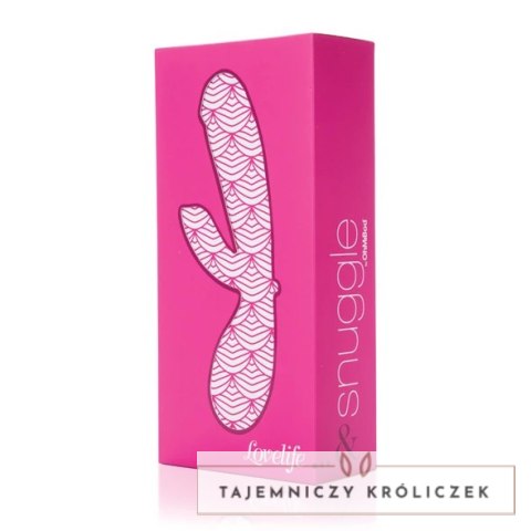 OhMiBod Lovelife Snuggle dwusilnikowy model silikonowy USB fioletowy Lovelife by OhMiBod