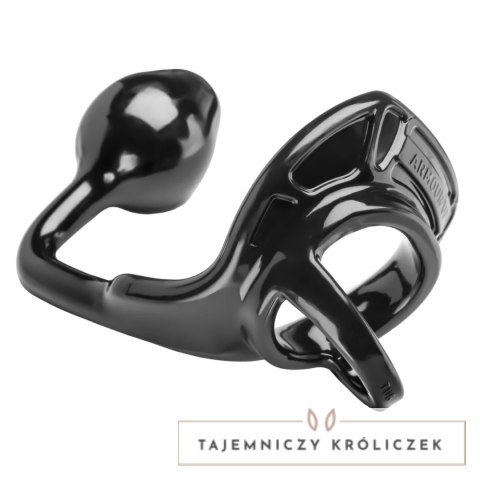 Perfect Fit Armour Tug Lock Black pierścień z plugiem, czarny, 43 mm Perfect Fit