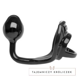 Perfect Fit Armour Tug Lock Black pierścień z plugiem, czarny, 43 mm Perfect Fit