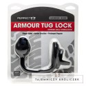 Perfect Fit Armour Tug Lock Black pierścień z plugiem, czarny, 43 mm Perfect Fit