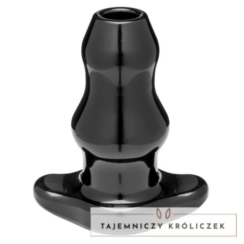 Perfect Fit Double Tunnel Plug XL Black - Anatomiczna Zatyczka Tunelowa XL Czarna Perfect Fit