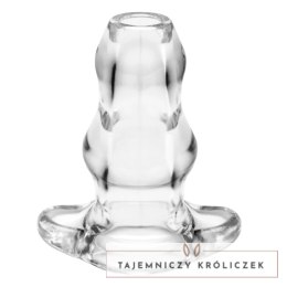 Perfect Fit Double Tunnel Plug XL Przezroczysty - Anatomiczna zatyczka tunelowa XL Perfect Fit